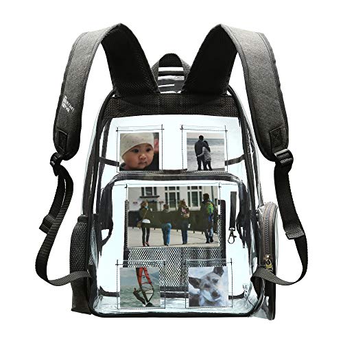 Product Cover My Story Pack Clear Bag Stadium Approved | Transparent Backpack for School, Work