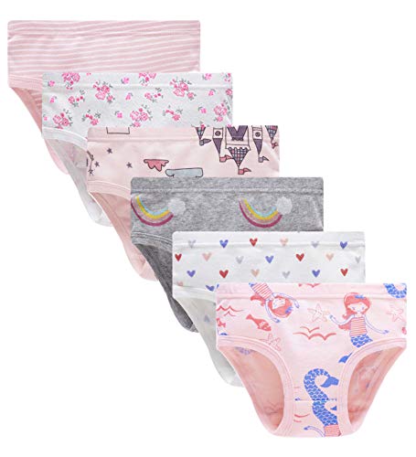 Product Cover Barara King Little Girls Soft 100% Cotton Underwear Toddler Panties Big Kids Undies