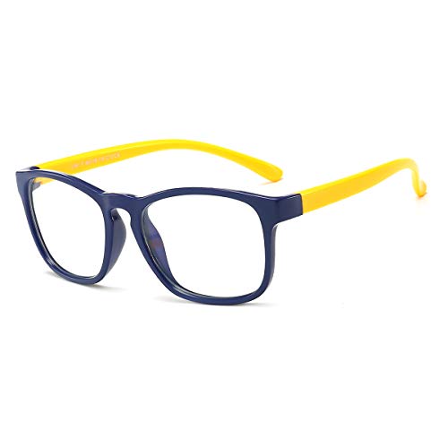 Product Cover Kids Blue Light Blocking Glasses for Boys and Girls Age 3-12 Protect Eyestrain