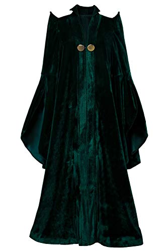 Product Cover COSMOVIE Women's Witch Halloween Cosplay Costume Wizard Sorceress Cloak Robe Coat