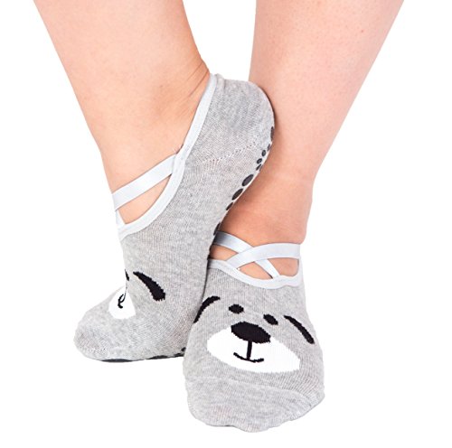 Product Cover Yoga Socks for Women Barre Sock Grip Non-Slip No-Skid Pilates Hospital Maternity