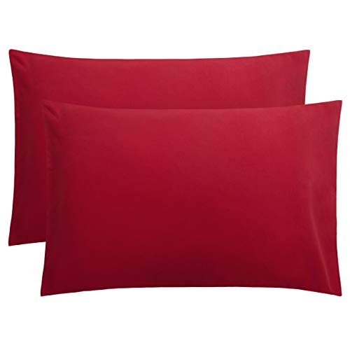 Product Cover FLXXIE 2 Pack Microfiber Queen Pillowcases, Envelope Closure, Ultra Soft and Premium Quality, 20