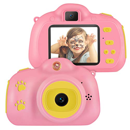 Product Cover SnowCinda Gifts for 5-8 Year Old Girls, Kids Digital Camera with 32 GB Memory Card 8.0 MP & 1080p HD Video, Party Outdoor Toys for 3-6 Year Old Girls