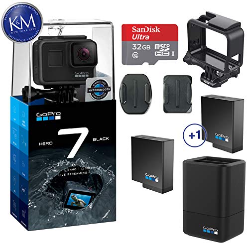 Product Cover GoPro Hero 7 (Black) Action Camera w/Dual Battery Charger and Extra Battery Bundle
