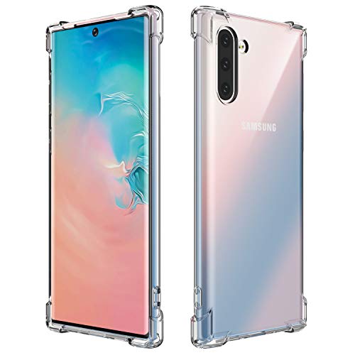 Product Cover Temdan Samsung Galaxy Note 10 Case, HD Clear Ultra Thin Slim Fit Soft TPU Protective Case, Shock-Absorption Anti-Scratch Compatible Case for Samsung Galaxy Note 10 Note10 5G 2019 ReleasedS