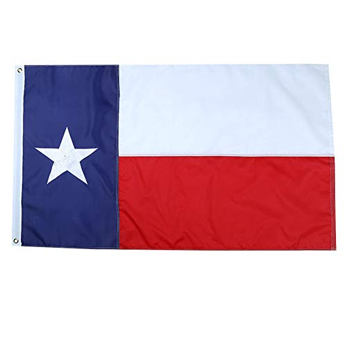 Product Cover Yafeco Texas State Sewn Boat Flag, 12 x 18 inch Yacht Boat Ensign Nautical US American Flag Fully with Sewn Stripes, Embroidered Stars and Brass Grommets