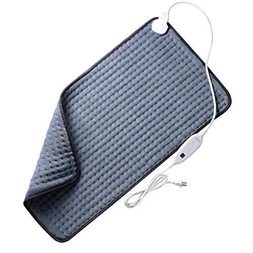 Product Cover Heating Pad, XXX-Large Electric Heating Pads Dry/Moist for Pain Relief with 6 Heat Settings, Auto Shut Off, Fast Heating for Neck Back Shoulder Relief, 33