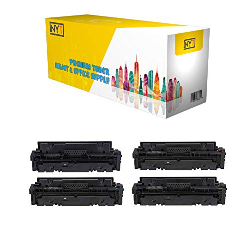 Product Cover NYT Compatible NO CHIP Toner Cartridge Replacement for HP W2020A W2021A W2022A W2023A (HP 414A) for HP Color Laserjet Pro MFP M479fdw, M479fdn, M454dw, M454, M454dn (Black,Cyan,Magenta,Yellow 4-Pack)