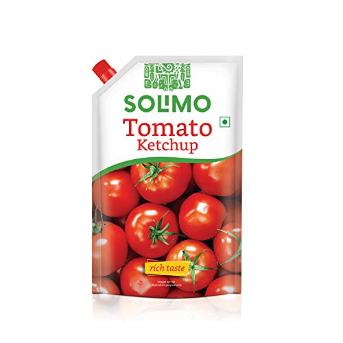Product Cover Amazon Brand - Solimo Tomato Ketchup, 950 g