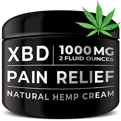 Product Cover Hemp Cream for Pain Relief with 1,000 Milligram Natural Hemp Oil Extract - Relieve Arthritis, Muscle, Joint, Fibromyalgia and Knee Pain - Natural Revolutionary Anti-inflammatory Topical Balm