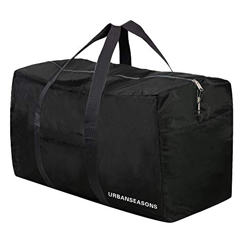 Product Cover URBANSEASONS 96L Extra Large Duffle Bag Lightweight, Travel Duffle Bag Foldable for Men Women, Black