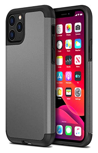 Product Cover Protanium Case Designed for Apple iPhone 11 Pro Max Case (2019) (6.5-inch) Heavy Duty Protection/Shock Absorption/Dual Layer TPU/Rigid Back Armor/Scratch Resistant/Reinforced Corner Frame - Gunmetal