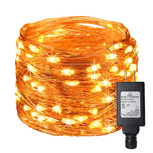 Product Cover Ehome Fairy Lights, LED String Lights Copper Wire Decorative Lights 200 LEDs for Wedding, Bedroom, Patio, Christmas UL588 Approved (66FT)
