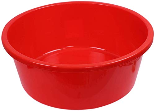 Product Cover Kuber Industries Unbreakable Multipurpose Bath Tub 40 LTR (Red) -CTLTC10954