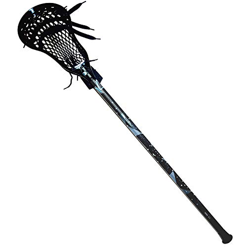Product Cover CAKLOR Lacrosse Complete Attack/Midfield Stick with Shaft & Head Mens-1 Stick,Black
