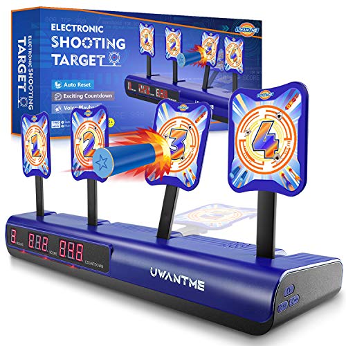Product Cover UWANTME Electronic Shooting Target Scoring Auto Reset Digital Targets for Nerf Guns Toys, Ideal Gift Toy for Kids-Boys & Girls (2019 Version)