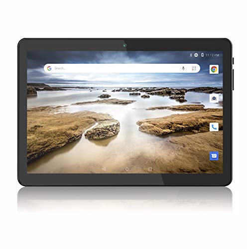Product Cover Tablet 10 inch, 3G Phablet, Android 8.1, 32GB Tablets PC, Dual SIM Slot Card, 1280x800 IPS, GMS Certified, WiFi, Bluetooth, GPS - Black