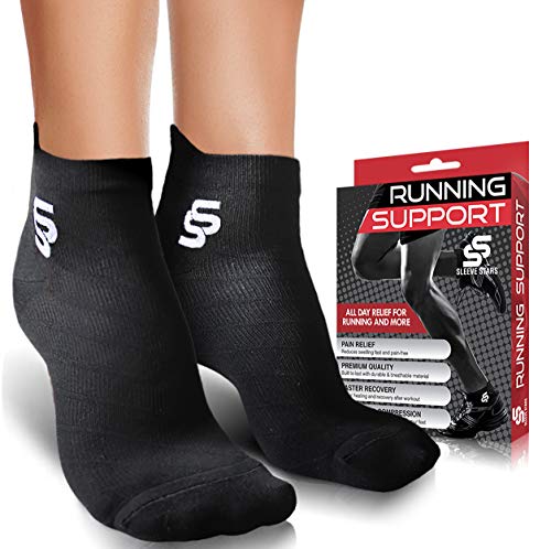 Product Cover Running Socks Women and Men Low Cut Work Out Best Compression Sock