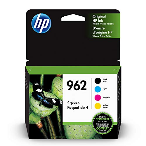 Product Cover HP 962 | 4 Ink Cartridges| Black, Cyan, Magenta, Yellow | 3HZ99AN, 3HZ96AN, 3HZ97AN, 3HZ98AN