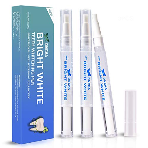 Product Cover Teeth Whitening Pen(3 Pack),35% Carbamide Peroxide,Effective,No Sensitivity,Easy to Use,Beautiful White Smile,Natural Mint Flavor
