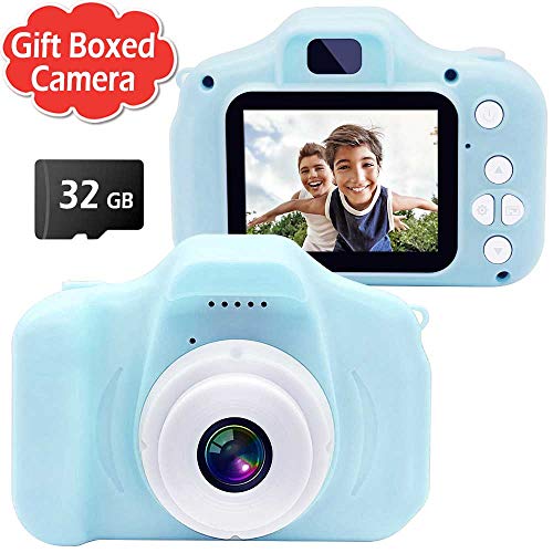Product Cover Gretex Gift Boxed Kids Camera, Digital Camera for Kids, Best Birthday Festival Gift for Age 3 4 5 6 7 8 9 10 Year Old Girls and Boys - Best Toys