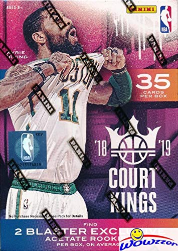 Product Cover 2018/19 Panini Court Kings NBA Basketball Factory Sealed Retail Box with (2) EXCLUSIVE ACETATE ROOKIE Cards! Look for Rookies & Autos of Trae Young, Luka Doncic, Deandre Ayton & More! WOWZZER!
