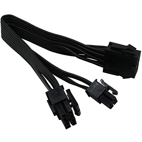 Product Cover COMeap CPU 8 Pin Female to CPU 8 Pin ATX 4 Pin Male Power Supply Converter Adapter Extension Cable for Motherboard 9.5-inch(24cm)