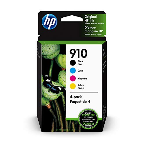 Product Cover HP 910 | 4 Ink Cartridges | Black, Cyan, Magenta, Yellow | 3YL61AN, 3YL58AN, 3YL59AN, 3YL60AN