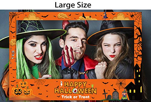 Product Cover Large Size Halloween Photo Frame Party Decorations - Trick or Treat Booth Props Decor Supplies(Assembly Needed)