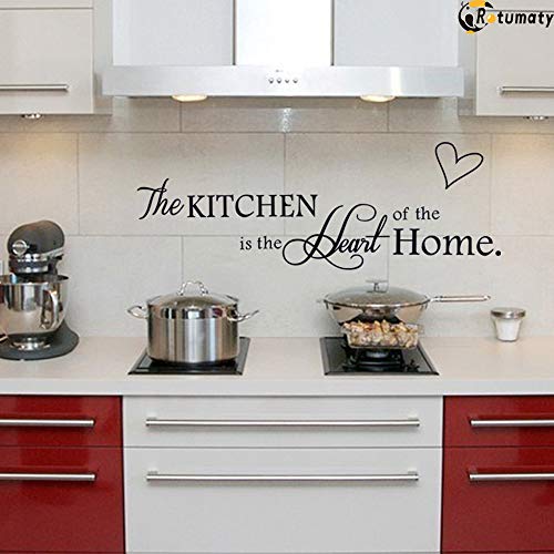 Product Cover Rotumaty 'The Kitchen' Quote Wall Stickers Kitchen & Dining Room Wall Decal Vinyl Home Décor