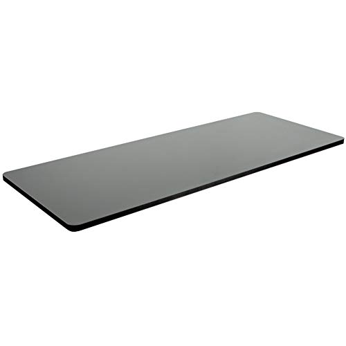 Product Cover VIVO Black 60 x 24 inch Universal Table Top for Standard and Sit to Stand Height Adjustable Home and Office Desk Frames (DESK-TOP60B)