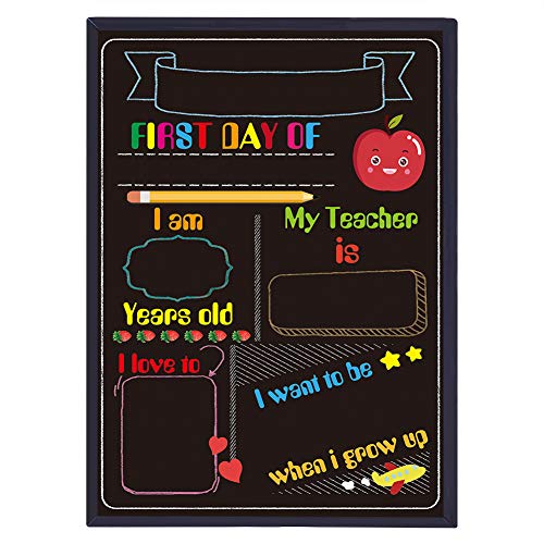 Product Cover WaaHome First Day of School Chalkboard Sign