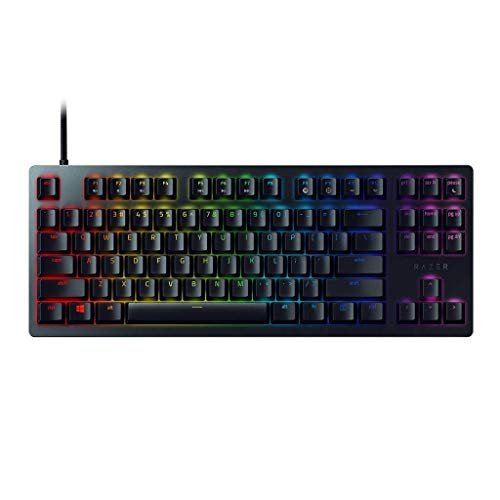 Product Cover Razer Huntsman Tournament Edition TKL Tenkeyless Gaming Keyboard: Linear Optical Switches - Instant Actuation - Customizable Chroma RGB Lighting - Programmable Macro Functionality - Matte Black