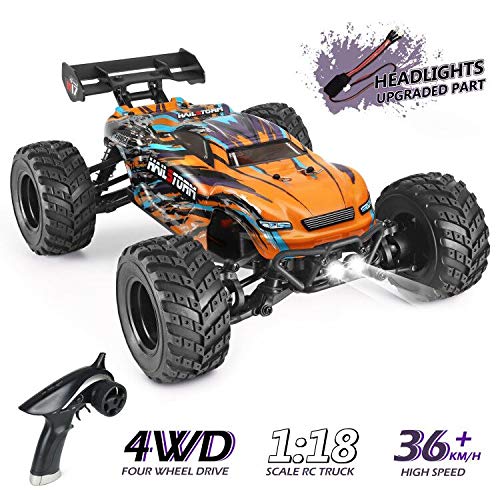 Product Cover HAIBOXING RC Cars 1:18 Scale 4WD Off-Road Buggy 36+KM/H High Speed 18858, 2.4GHz All-Terrain Waterproof Remote Control Trucks, Hobby Grade RTR Electric Remote Control Cars for Kids and Adults