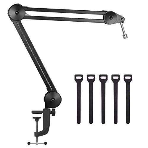 Product Cover InnoGear Microphone Stand Sturdy Swivel Mount Studio Suspension Mic Clip Adjustable Boom Studio Scissor Arm, Spring Built-in Stand for Blue Yeti Snowball Yeti Nano and Yeti x
