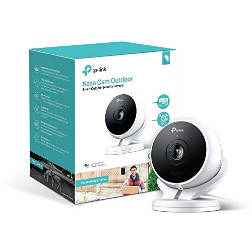 Product Cover Kasa Cam Outdoor by TP-Link - 1080p HD, 2-Days Free Cloud Storage, Built-in Siren, Stream Anywhere, Works with Alexa Echo and Google Assistant (KC200) (Renewed)