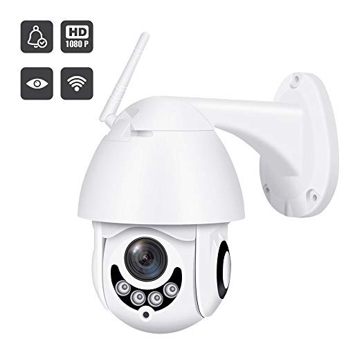 Product Cover 2019 Upgraded Full HD 1080P Security Surveillance Cameras Outdoor Waterproof Wireless PTZ Camera with Night Vision - IP WiFi Cam Surveillance Cam Audio Motion Activated
