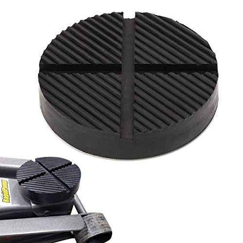 Product Cover Qmiracle Universal Floor Jack Rubber Pad Jack Pad Adapter Pinch Weld Side Frame Rail Protector Puck/Pad