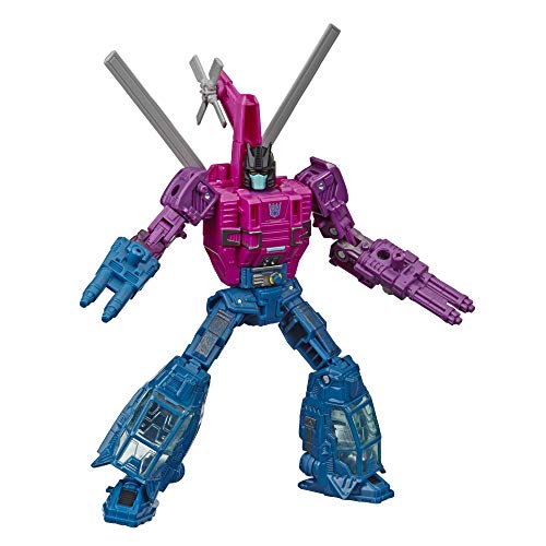 Product Cover Transformers Toys Generations War for Cybertron Deluxe Wfc-S48 Spinister Figure - Siege Chapter - Adults & Kids Ages 8 & Up, 5