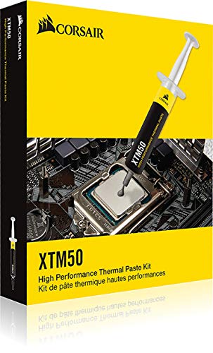 Product Cover CORSAIR XTM50 High Performance Thermal Compound Paste|Ultra-Low Thermal Impedance CPU/GPU|5 Grams|w/applicator