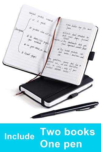 Product Cover (2 Pack) Pocket Notebook Small Hardcover Note Book 3.5