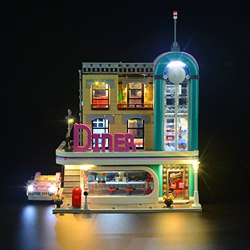 Product Cover LIGHTAILING Light Set for (Creator Expert The Downtown Diner) Building Blocks Model - Led Light kit Compatible with Lego 10260(NOT Included The Model)