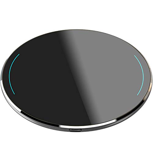 Product Cover TOZO W1 Wireless Charger Ultra Thin Aviation Aluminum CNC Unibody Fast Charging Pad Space Gray (NO AC Adapter)