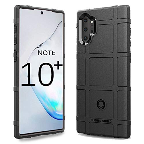 Product Cover Sucnakp Galaxy Note 10+ Plus/5G/Pro Case,Heavy Duty Shock Absorption Phone Cases Impact Resistant Protective Cover for Samsung Galaxy Note 10+ Plus（New Black）