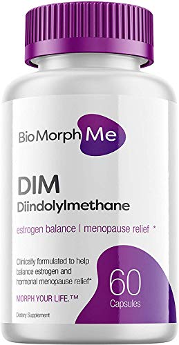 Product Cover DIM Supplement 300mg - Extra Strength DIM (Diindolylmethane) Plus BioPerine - Provides Estrogen Balance, Hormone Menopause Relief, Acne Treatment, PCOS - 60 Veggie Capsules
