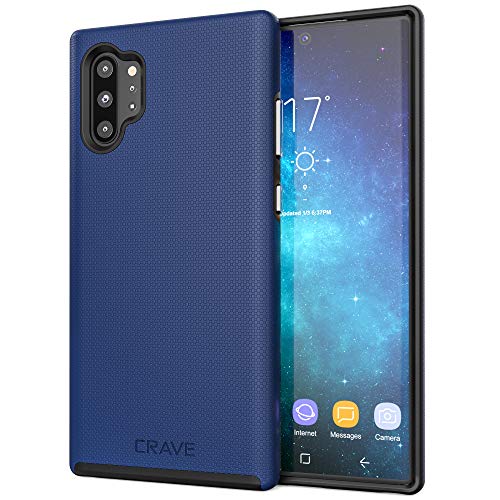 Product Cover Crave Note 10+ Case, Crave Dual Guard Protection Series Case for Samsung Galaxy Note 10 Plus - Navy