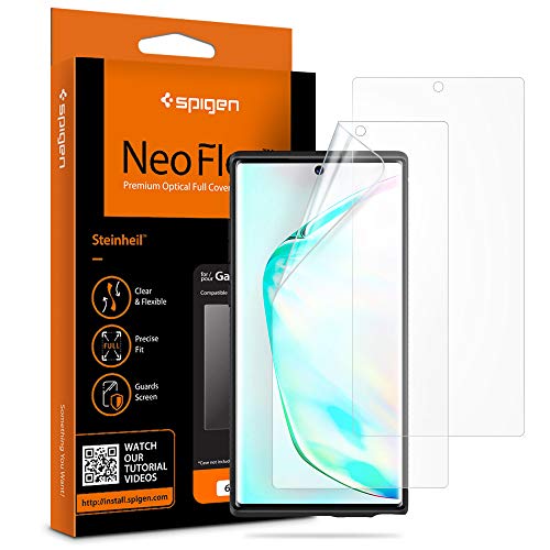 Product Cover Spigen NeoFlex Screen Protector [TPU Film] Designed for Samsung Galaxy Note 10 Plus (2019) [2 Pack]