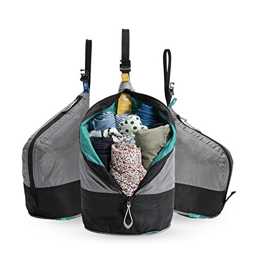 Product Cover trtl Packing Pods The Packing Cube You Can Hang, Carry and Pack. Made from Recycled Plastic Bottles. (3-Piece Set: Small, Medium, Large with Free Strap)