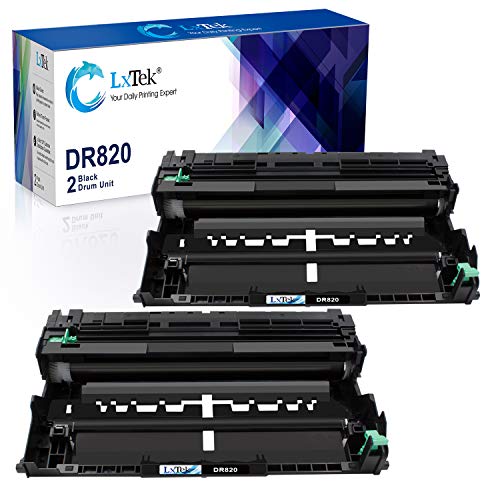 Product Cover LxTek Compatible Drum Unit for Brother DR820 DR-820 (2 Black, Super-High Yield 60,000 Pages)
