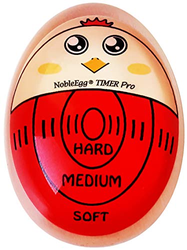Product Cover NobleEgg Egg Timer Pro | Soft Hard Boiled Egg Timer That Changes Color When Done | No BPA, Certified